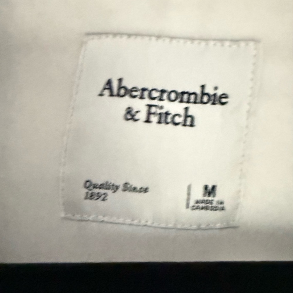 Abercrombie & Fitch Gray and Cream Teddy Jacket - Picture 4 of 5